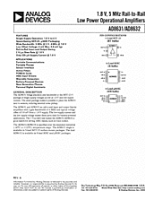 DataSheet AD8631 pdf